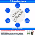 304 Stainless Steel Chain Dog Leash, Collar & Handle Set