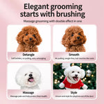 Massage Grooming Brush for Small Dogs