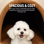 Enclosed Washable Pet House Bed