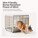 Indoor Resin Pet Crate for Small to Medium Dogs