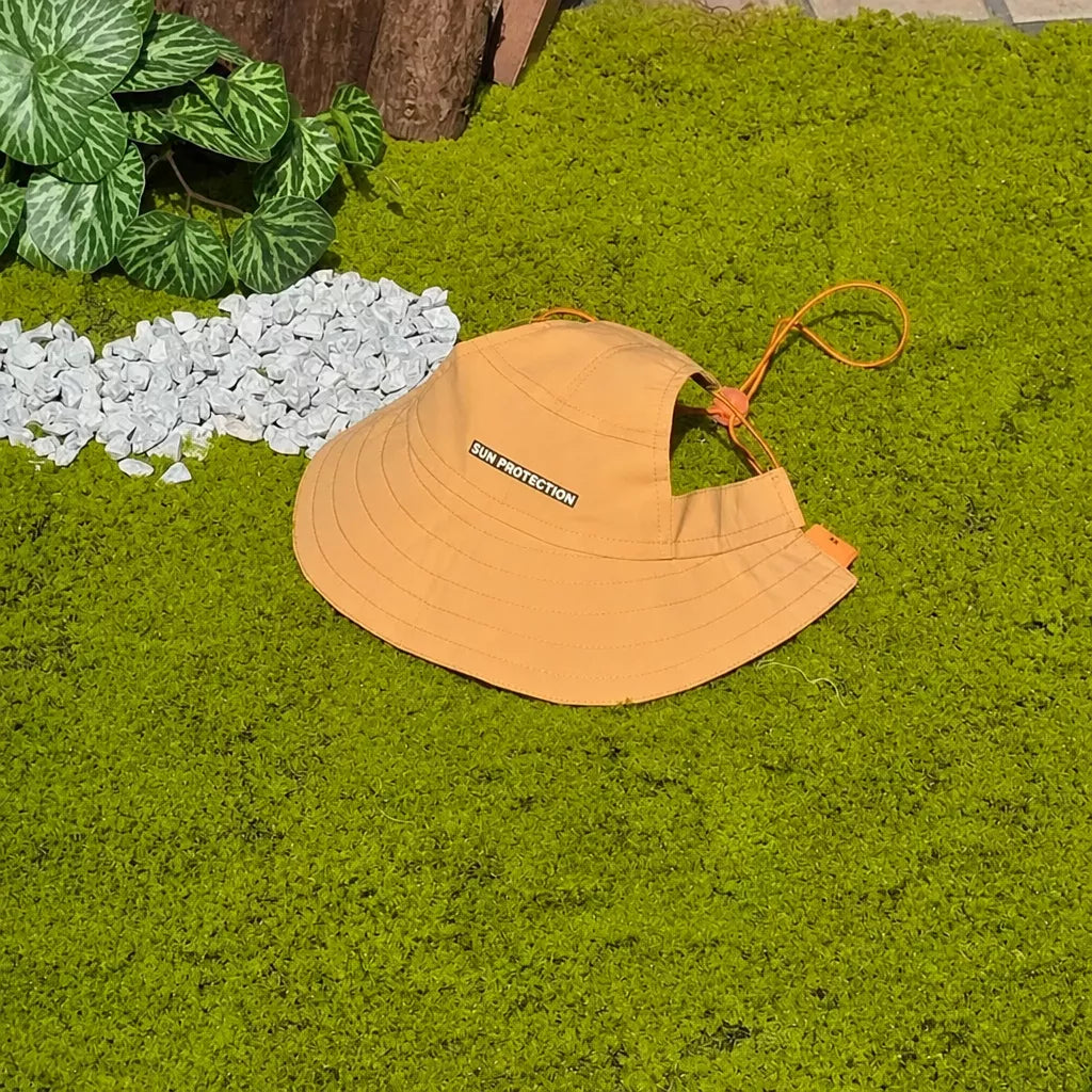 Adjustable Polyester Pet Bucket Hat for Dogs