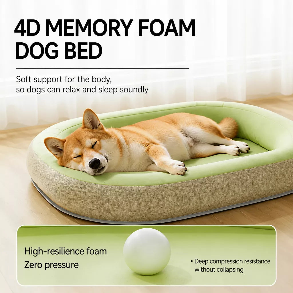 Polyester Dog Bed for Small to Medium Dogs