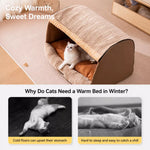 Enclosed Pet Bed with Removable, Washable Cover
