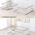 Indoor Dog Playpen with Double Doors, 23.6-Inch High