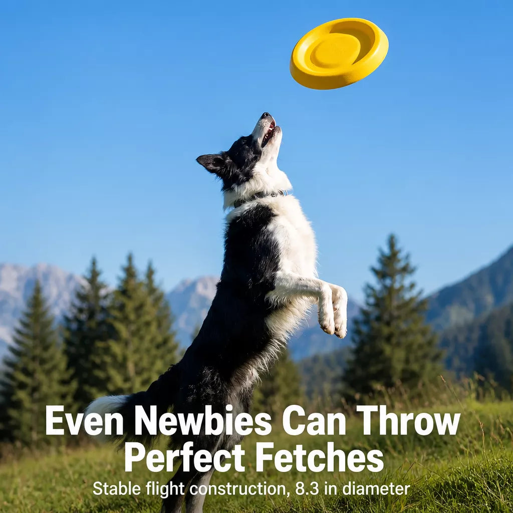Floating Flying Disc Dog Toy Sets for Fetch and Water Play