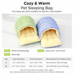 Semi-Enclosed Pet Bed with Removable Washable Cover