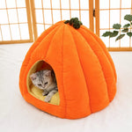 Enclosed Polyester Pet Bed for Cats and Small Dogs