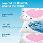 Gel Pet Mat with Oxford Cloth Cover for Cats and Dogs