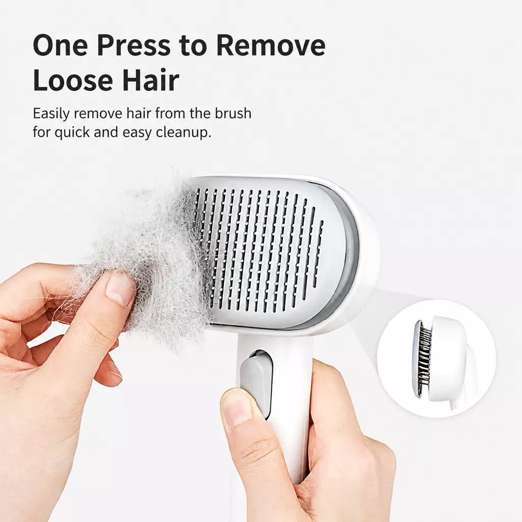 Aumuca 2-in-1 Dog & Cat Grooming Brush and Dematting Comb