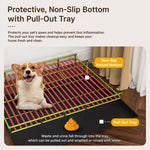 Indoor Metal Dog Crate with Tray