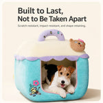 Corduroy Pet Bed with Removable Cover