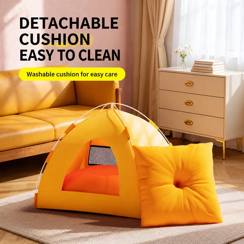 Removable Tent Pet Bed for Cats and Small Dogs