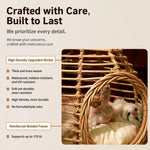 Handwoven Rattan Hanging Pet Bed