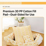 All-Season Pet Bed for Cats and Small to Medium Dogs