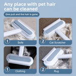 4-in-1 Pet Hair Remover Roller for Furniture and Carpets