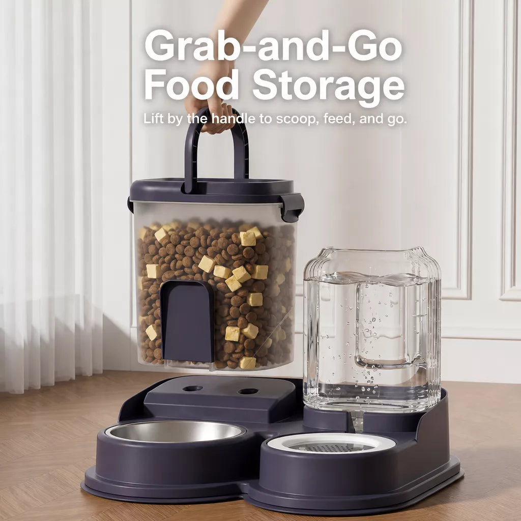 Non-Electric Pet Water Dispenser for Cats & Dogs