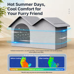 Enclosed Nylon Pet Bed for Cats and Dogs