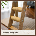 Compact Cat Tree with Sisal Scratching Post and Resting Bed