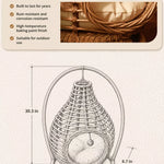 Handwoven Rattan Hanging Pet Bed