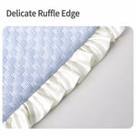 Cotton-Linen Pet Mat with Bunny-Ear Pillow for Cats and Dogs