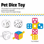 Treat-Hiding Dice Puzzle Toy for Dogs