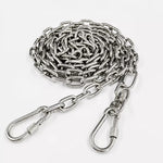 304 Stainless Steel Chain Dog Leash, Collar & Handle Set