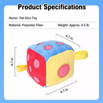 Treat-Hiding Dice Puzzle Toy for Dogs