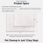 Absorbent Pet Pee Pads for Dogs and Cats