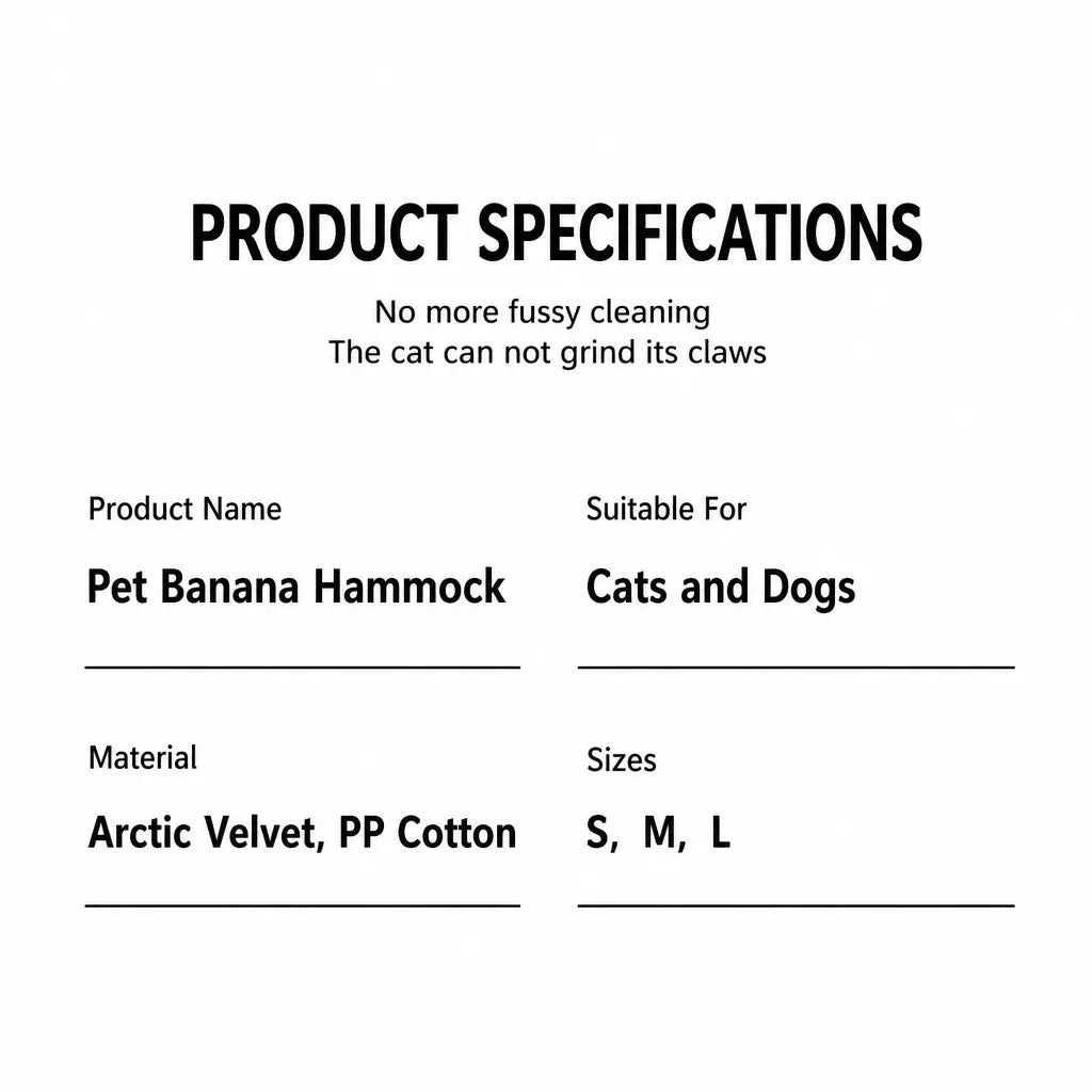Banana-Shaped Pet Bed for Small Dogs and Cats