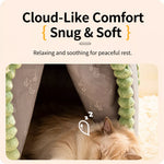 Enclosed Dog & Cat Bed House for Cozy Rest