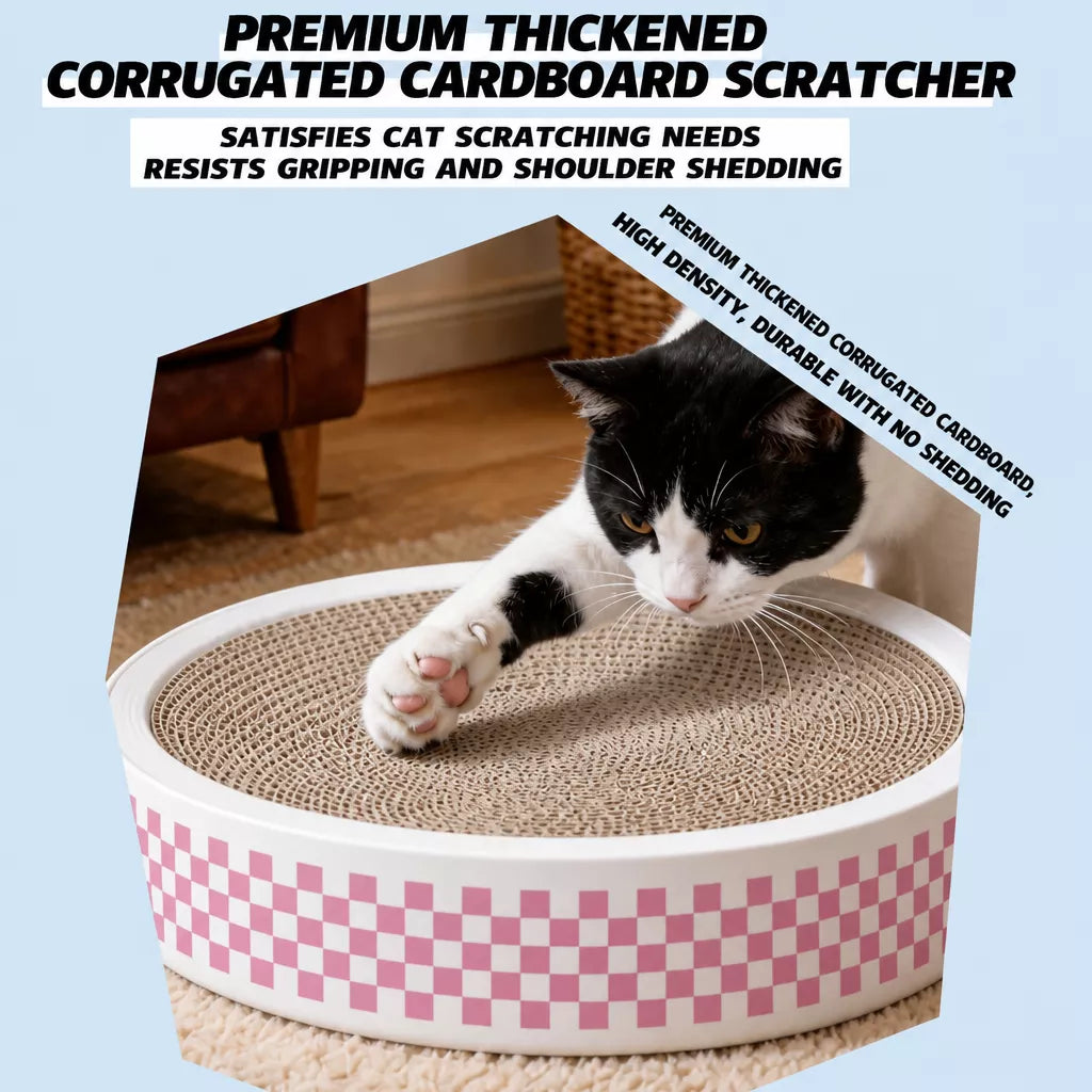 Corrugated Cardboard Cat Scratcher Lounge