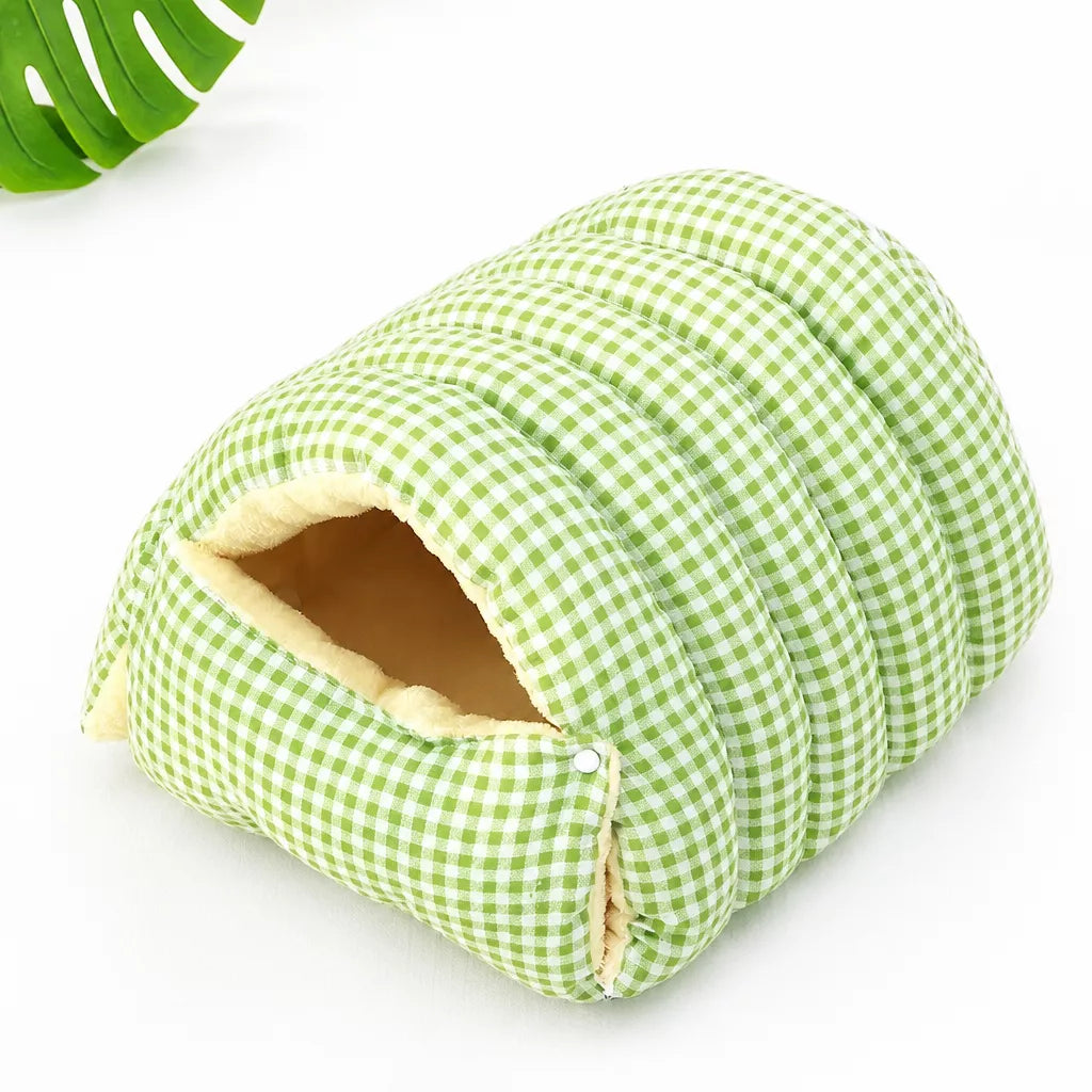 Semi-Enclosed Pet Bed with Removable Washable Cover
