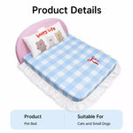 All-Season Pet Bed Mattress with Pillow