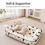 Cotton-Linen Pet Bed Cushion for Small Pets