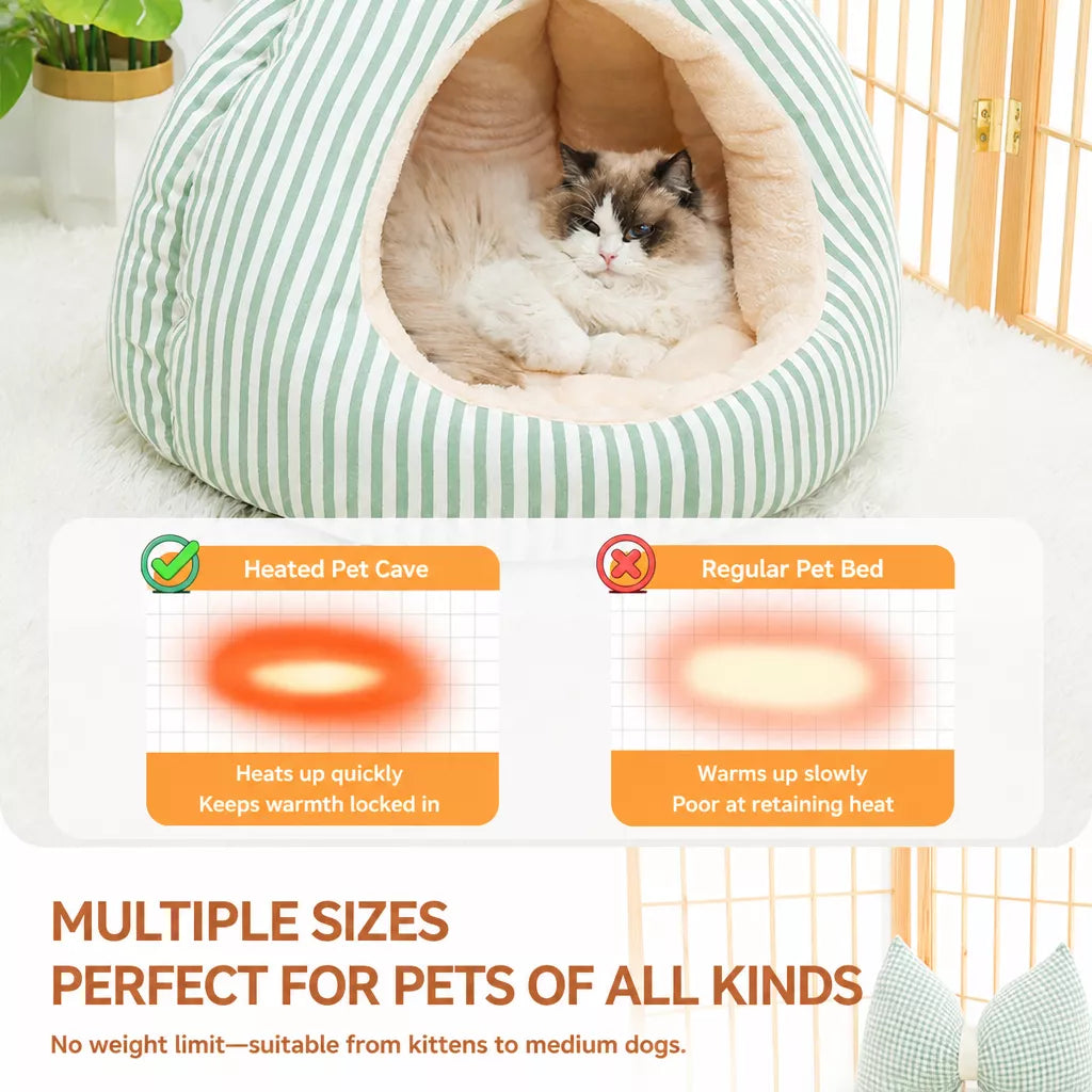 Enclosed Pet Bed Tent for Small Dogs and Cats