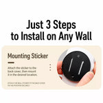 Automatic Wall-Mounted Cat Teaser Toy with Interactive Rope