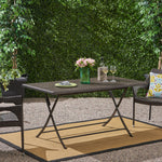 RIAD RECTANGLE FOLDABLE DINING TABLE 61381.00MBRN-djyc