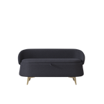 50-Inch Multi-Functional Rectangular Bed End Storage Sofa Stool in Teddy Fleece: Dreamy Comfort for Your Fashionable Home W1278122698-djyc