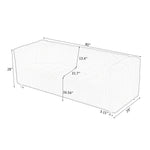 Sophisticated Comfort: Beige White Teddy Plush Sofa - 80 Inch, Perfect for Living Room or Bedroom, Includes Two Throw Pillows and Heavy-Duty Hardware Foot Support W1278141697-djyc