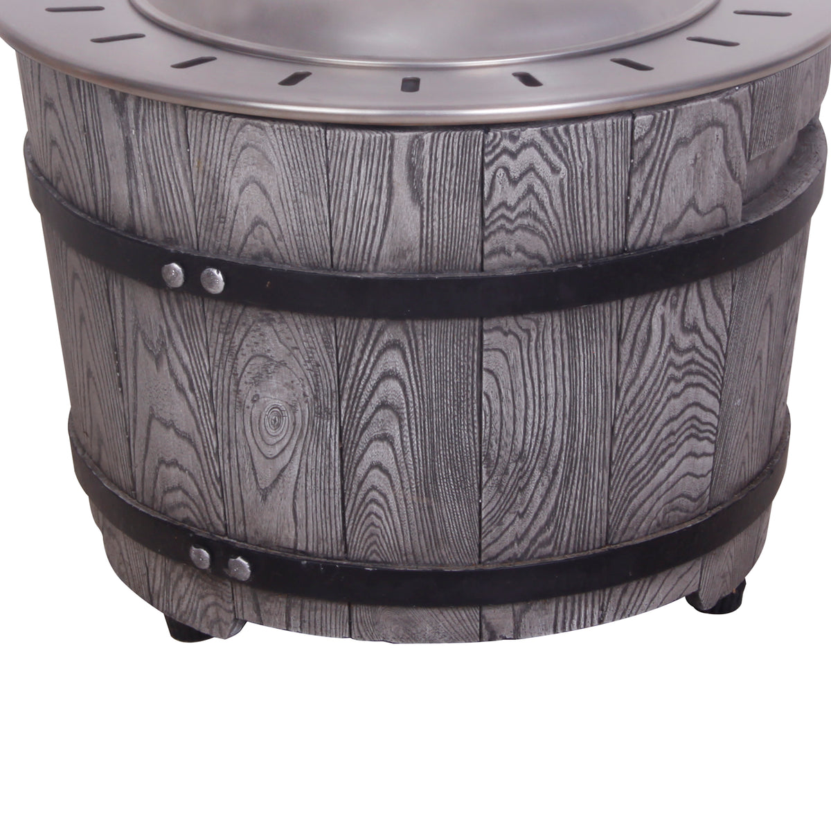 Smokeless Firepit With Wood Pellet/Twig/Wood As The Fuel, Wood Look W2029120108-djyc