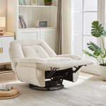 [VIDEO]360 Degree Corduroy Swivel Upholstered Manual Recliner Chair,Theater Recliner Sofa,Nursery Glider Rocker for Living Room W834S00278-djyc