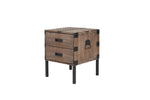 Antique Reclaimed Wood Gray Trunk Table And Side Table S/3 with Large Storage Dress Up Your Liviing Room W142562436-djyc