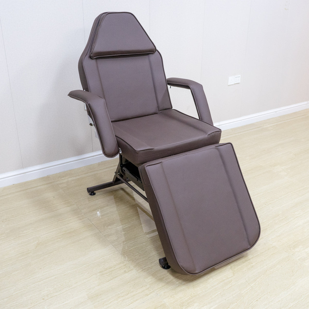 Tattoo Chair for Client, Facial Beds for Esthetician Adjustable 3-Section Lash Tattoo Bed, 72 Inches Facial Spa Chair Professional Tattoo Chair for Artist Beauty Massage Salon,Brown W1767P195862-djyc