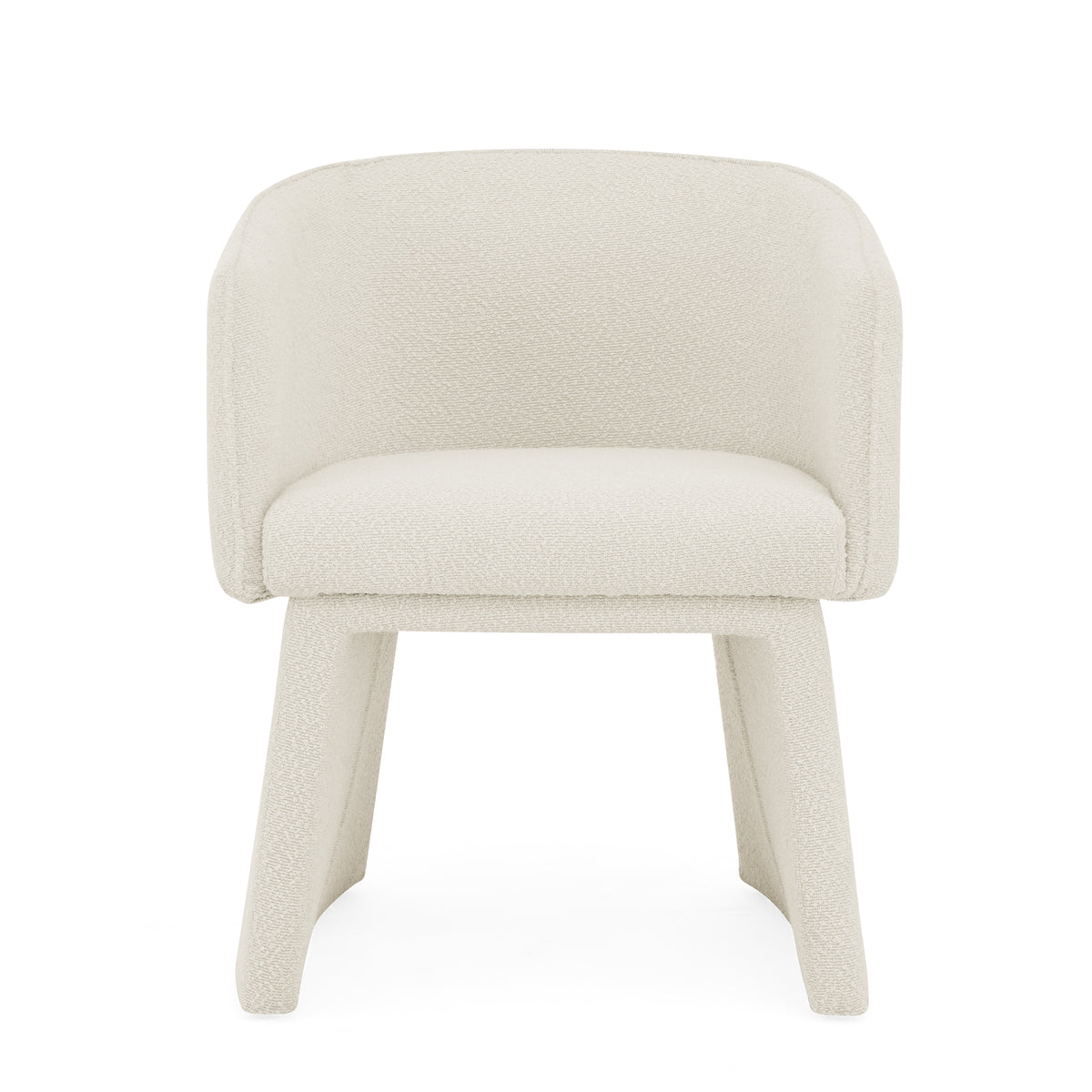 Modern style simple and elegant chair, beige leisure chair, suitable for dining/bedroom/living room/reception desk (assembly required)-Beige W487P186354-djyc