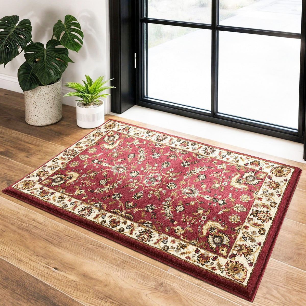 Classic GC_VIN5006 Red 2 ft. x 3 ft. Area Rug-B186P452253