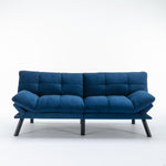 Cozy & Adjustable 2-Seater Sofa Bed: Modern Design with Versatile Armrest & Backrest W570124913-djyc