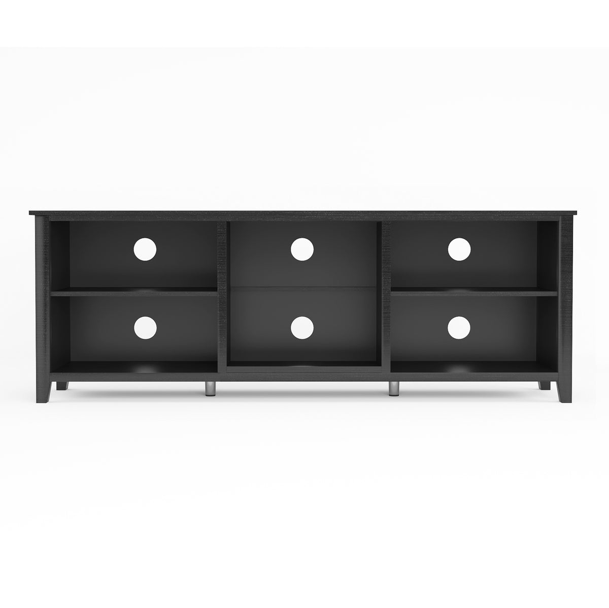 TV Stand Storage Media Console Entertainment Center,Tradition Black W88137231-djyc