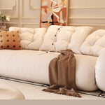 Stylish Cotton Beige Figure Sofa – Perfect Blend of Comfort and Elegance fbby-1402