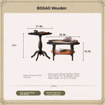 Stylish Ash Wood and Glass Coffee Table with Rounded Corners – Perfect for Modern Living Spaces fbgym-4752
