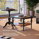 Stylish Ash Wood and Glass Coffee Table with Rounded Corners – Perfect for Modern Living Spaces fbgym-4752